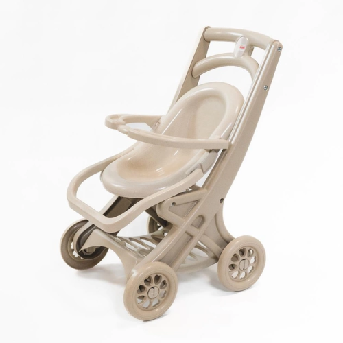 Коляска для кукол Doloni Toys с шезлонгом Эко линия, бежевая 0122/02eco