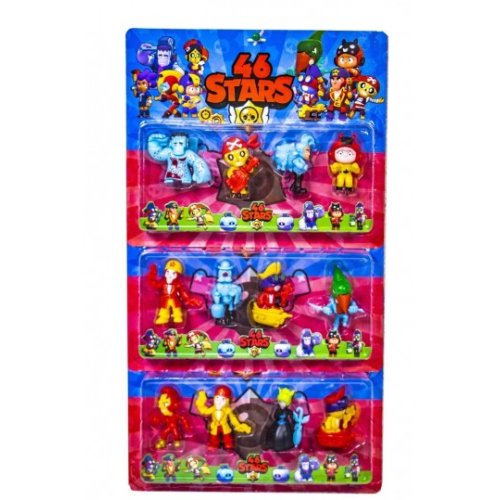 НАБОР ГЕРОИ BRAWL STARS LDY220680 46 СЕЗОН