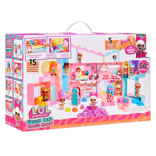Игровой набор L.O.L. Surprise! Squish Sand Волшебный дом 593218