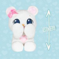 Мягкая игрушка IMC Toys Peekapets Белый мишка 907874