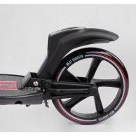 Самокат двухколесный "Best Scooter" ФАРА, колеса PU 200мм, 2 амортизатора, зажим руля L-21044