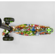 Самокат трехколесный MAXI “Best Scooter”, съемный руль, колеса PU светящиеся S11203