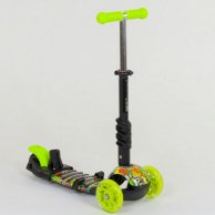 Самокат 5в1 Best Scooter, АБСТРАКЦИЯ, PU колеса, подсветка колес 55945