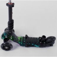 Самокат 5в1, PU колеса с подсветкой Best Scooter черный 10999
