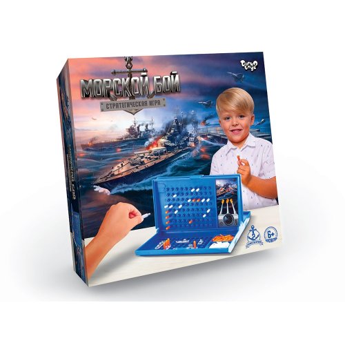 Настольная развлекательная игра "Морской бой" Danko Toys  рус (G-MB-01)