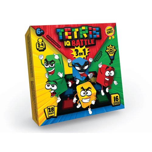 Развлекательная игра "Tetris IQ battle 3in1" рус. Danko Toys (G-TIB-02)