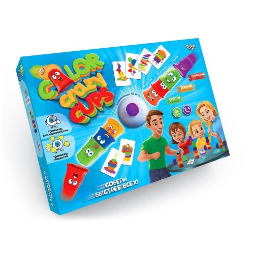 Настольная развлекательная игра "Color Crazy Cups" рус (CCC-01-01)