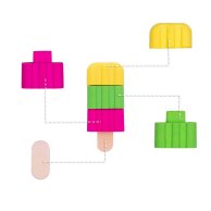 Ластик YES "Candy pop" (560544)