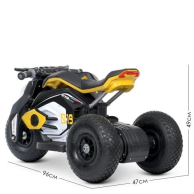 Детский мотоцикл Bambi Racer, желтый M 4827AL-6
