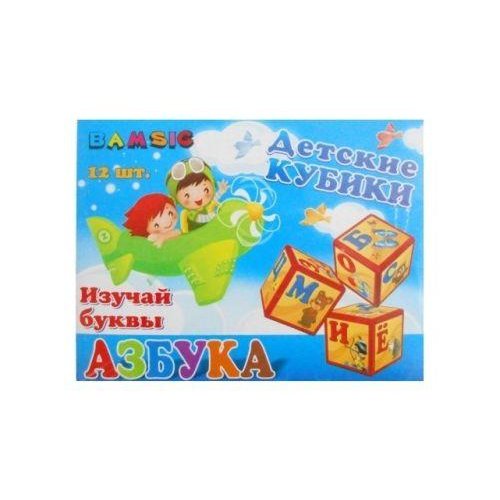 Кубики 12 пластмассовые Азбука, арт. 314
