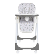 Стульчик для кормления Bambi экокожа, серый M 5673-11