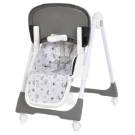 Стульчик для кормления Bambi экокожа, серый M 5673-11