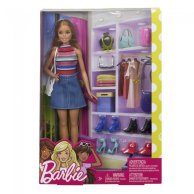 Игровой набор Mattel Barbie Модная коллекция обуви Барби FVJ42