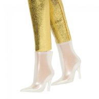 Кукла Mattel Барби Модница Barbie Fashionistas в золотистом комбинезоне HRH19