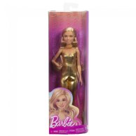 Кукла Mattel Барби Модница Barbie Fashionistas в золотистом комбинезоне HRH19