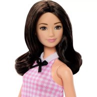 Кукла Mattel Барби Модница Barbie Fashionistas в платье в клетку HRH21