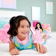 Кукла Mattel Барби Модница Barbie Fashionistas в платье в клетку HRH21