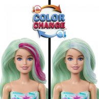 Кукла-сюрприз Mattel Цветное перевоплощение Barbie Тайны моря Барби русалка HRK12